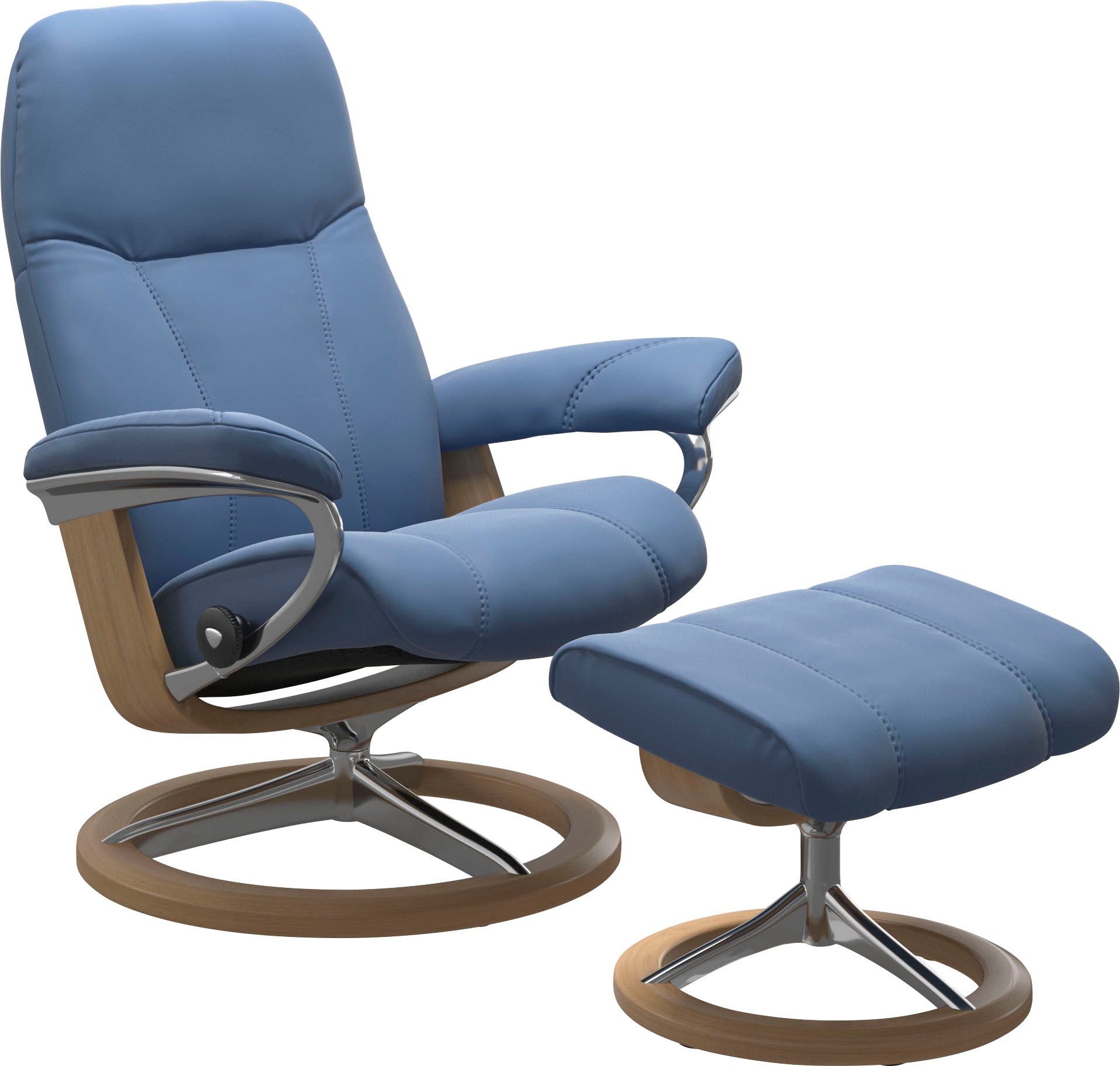 Stressless "Consul" mit Signature Base, Größe M, Gestell Eiche günstig online kaufen
