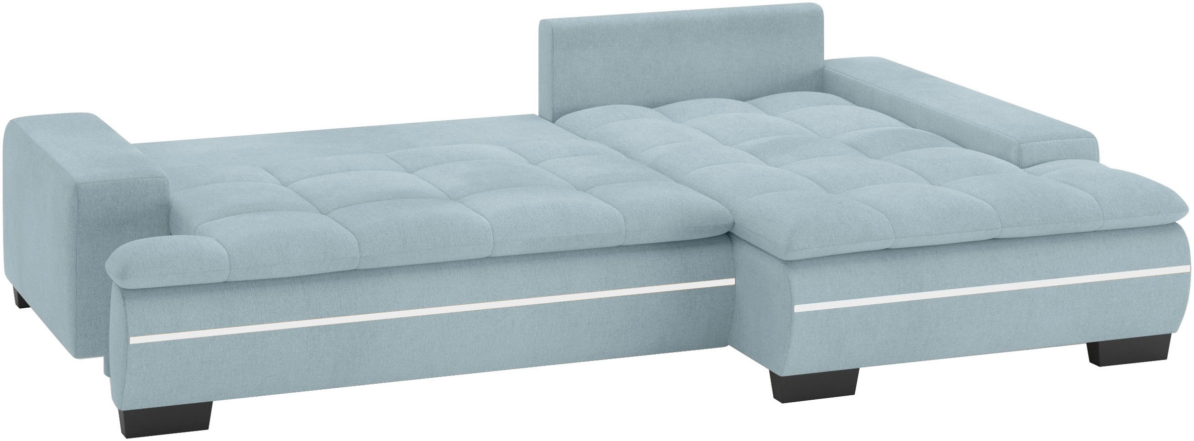 Mr. Couch Ecksofa »Haiti II, L-Form«, RGB-LED Beleuchtung, Kaltschaum, wahlweise mit Bett, Bettkasten