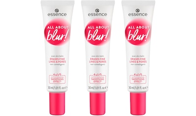 Primer »ALL ABOUT blur! even skin balm«, (Set, 3 tlg.)