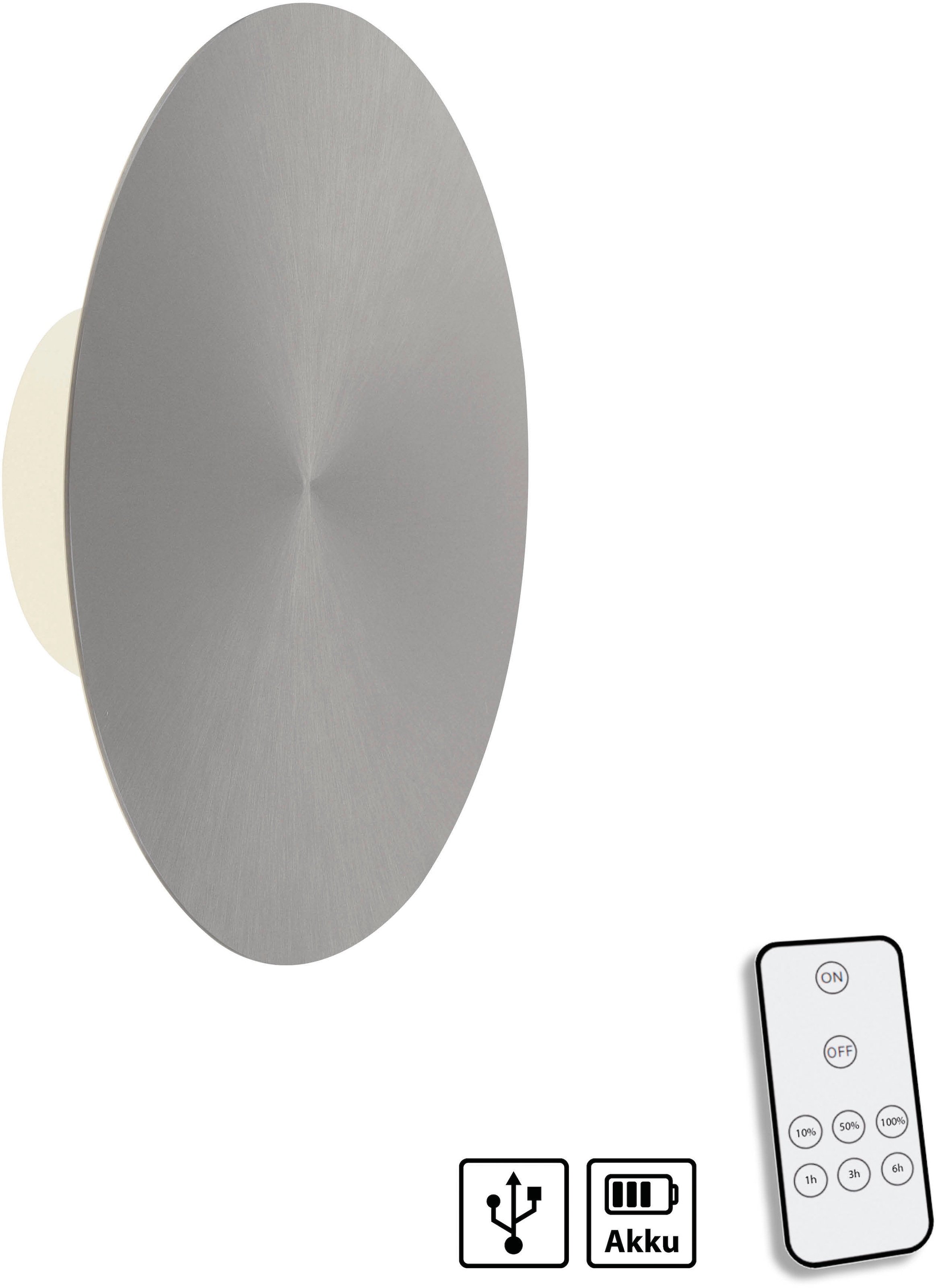 Paul Neuhaus Wandleuchte »AKKU PUNTU«, 1 flammig, Leuchtmittel LED-Board | LED fest integriert