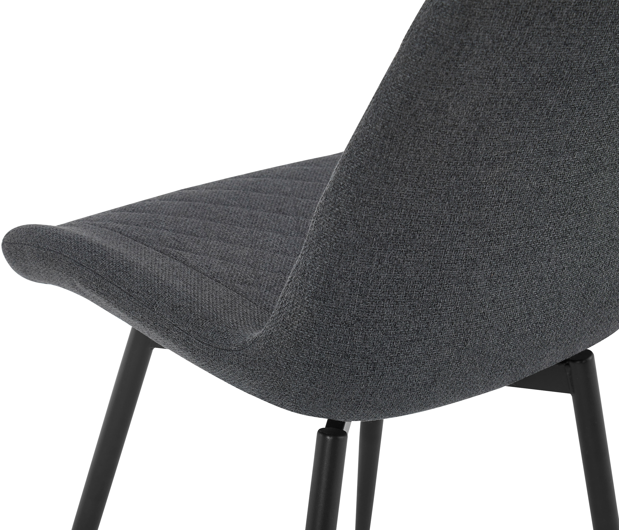OTTO home Essgruppe »Juniper« Set, 5 tlg. Tisch 140x80cm in Sinterstein-Keramikoptik mit 4 Stühlen, 360° drehbar