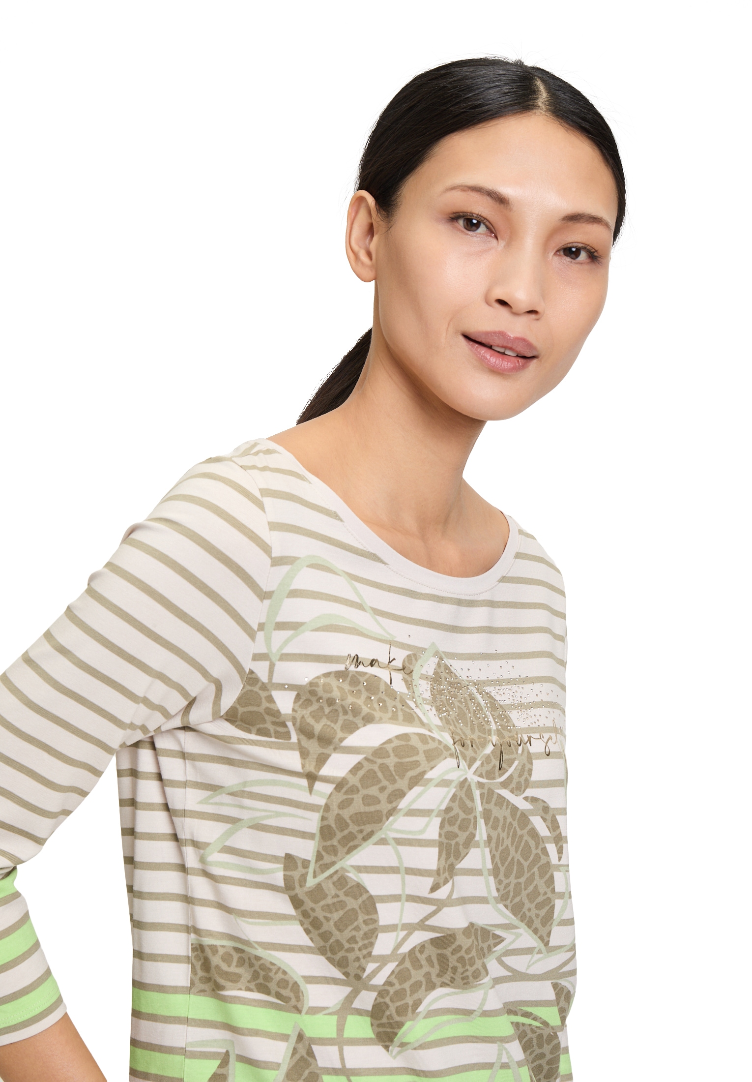 Betty Barclay 3/4-Arm-Shirt »Betty Barclay Damen Ringelshirt mit U-Boot-Ausschnitt«, (1 tlg.), Muster