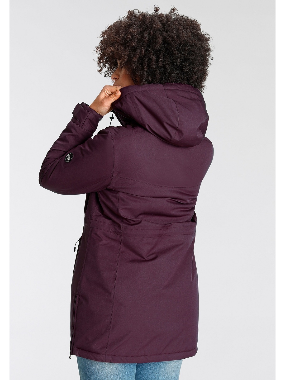 Polarino Outdoorjacke »Große Größen«, mit Kapuze, Atmungsaktiv, winddicht, wasserdicht. Wassersäule 8000mm
