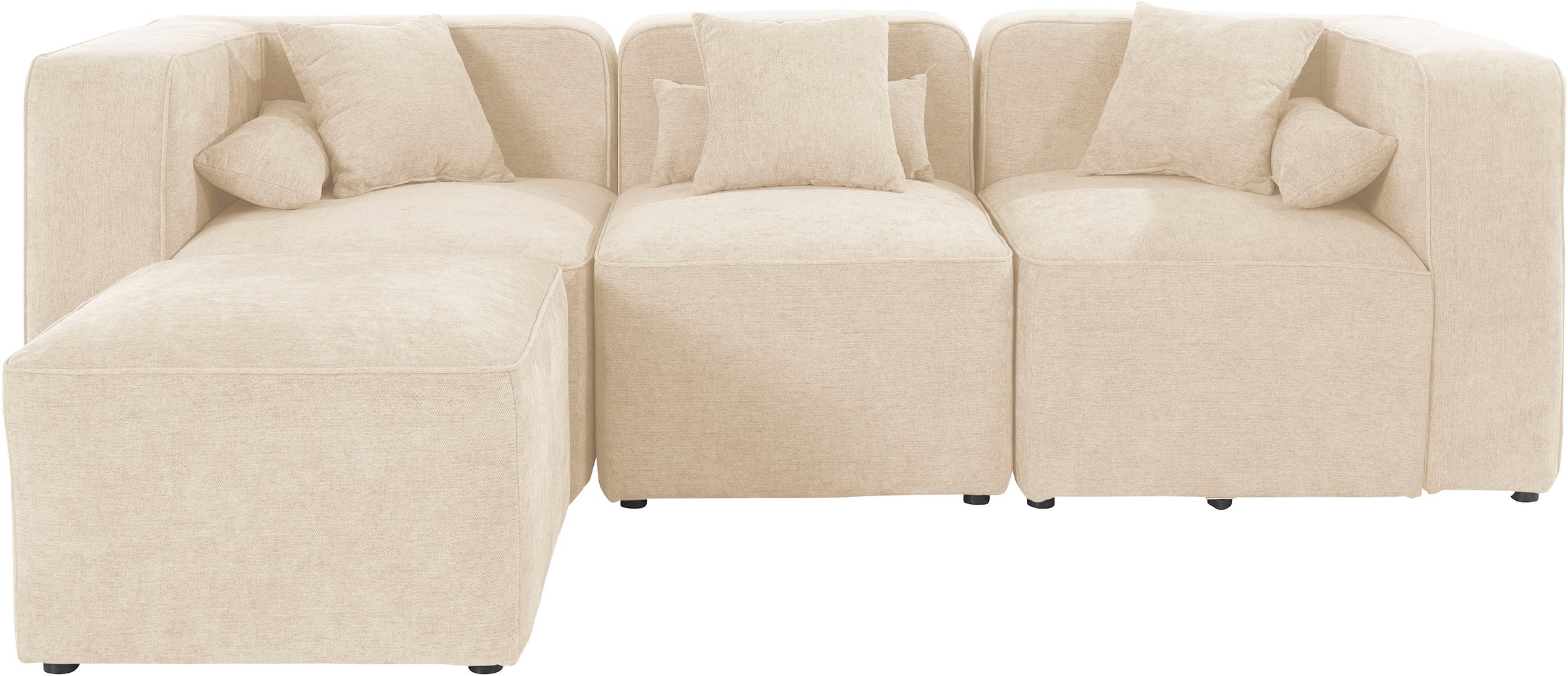 Home affaire 3-Sitzer "Sundstrup L-Form" Modulserie, individuelle Zusammens günstig online kaufen