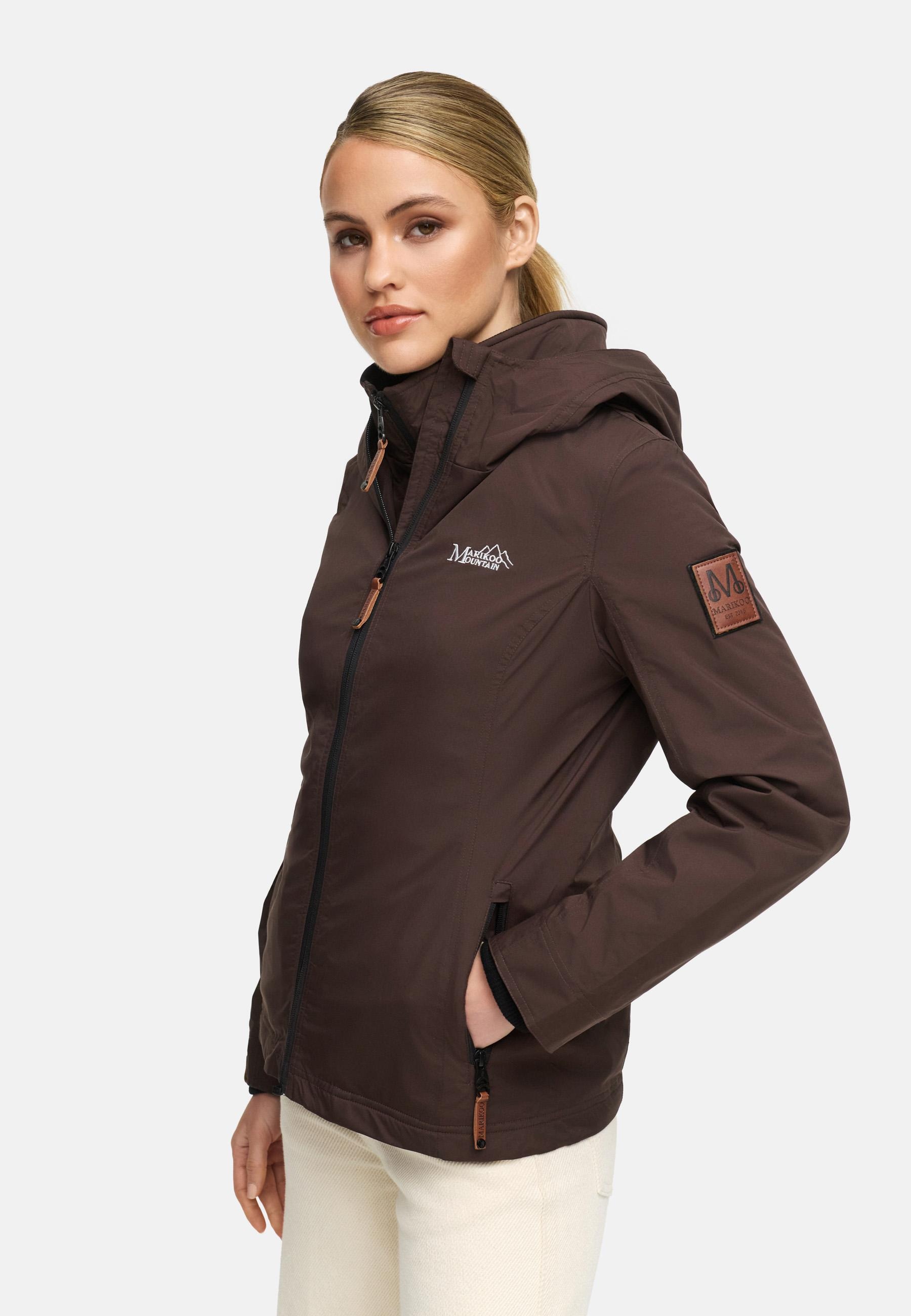 Marikoo Outdoorjacke »Erdbeere«, mit Kapuze, sportliche Funktionsjacke mit Kapuze