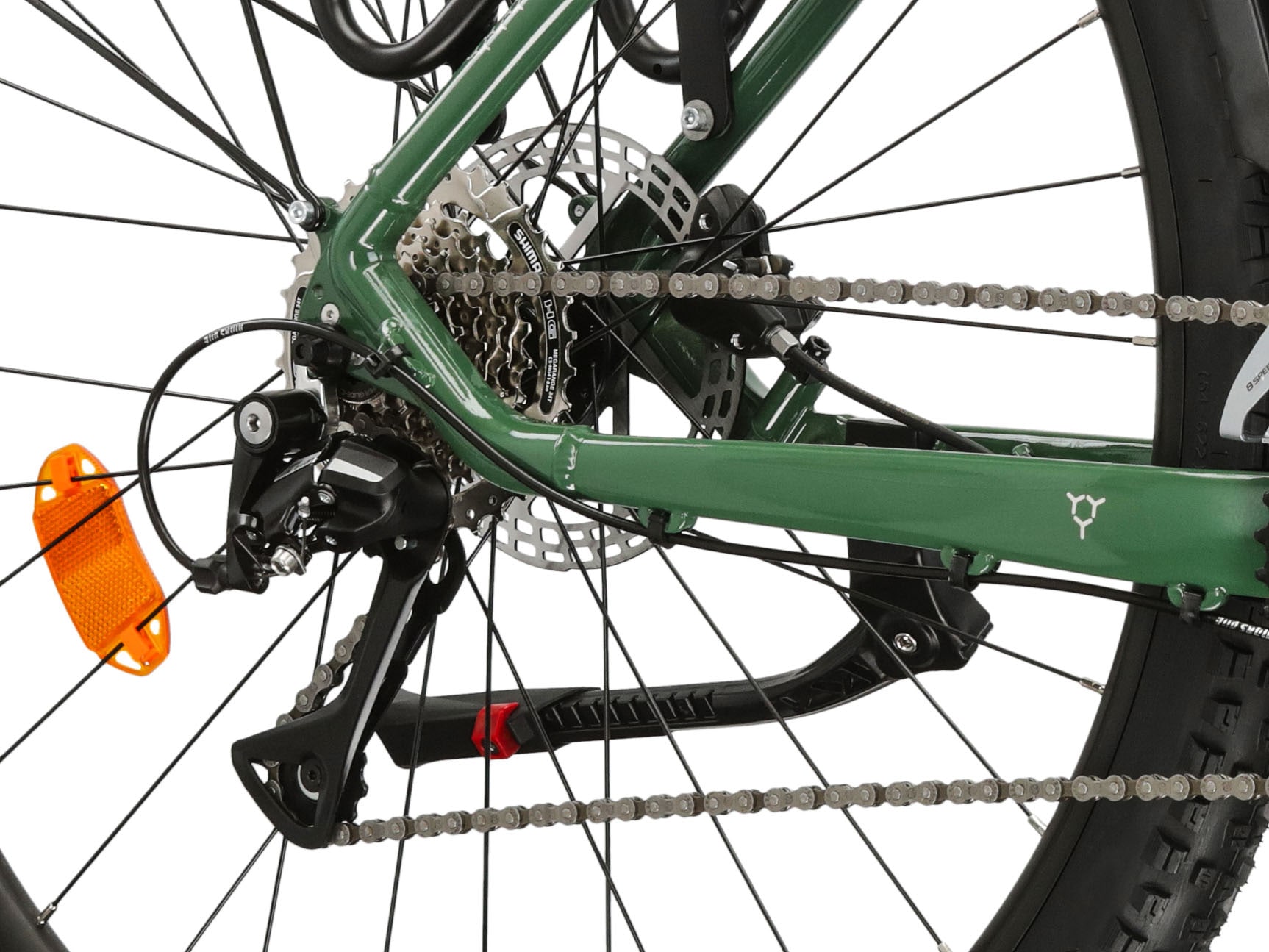 Kross Mountainbike »KROSS MTB Hardtail Hexagon 4.0 27,5" grün«, 16 Gang, Shimano, ACERA M3020 Schaltwerk, Kettenschaltung