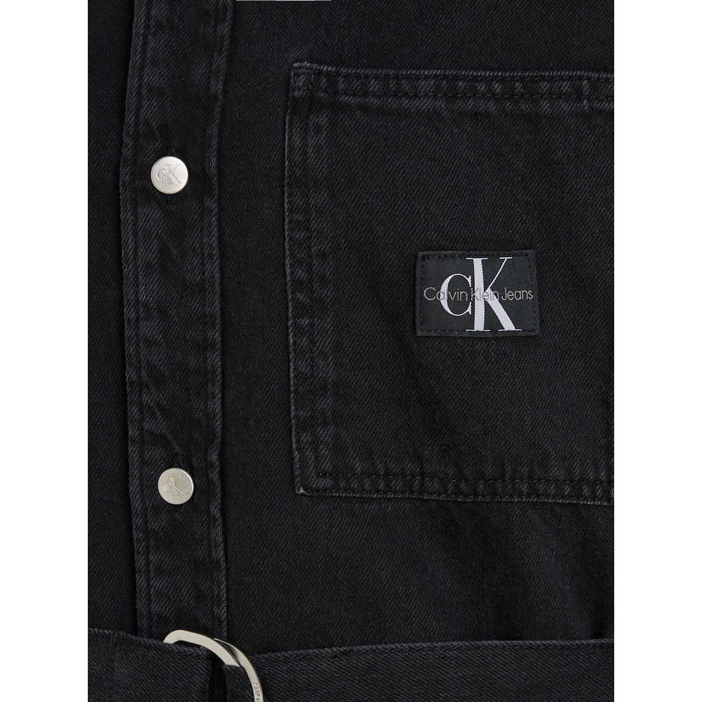 Calvin Klein Jeans Jeanskleid »BELTED UTILITY DENIM SHIRT DRESS«