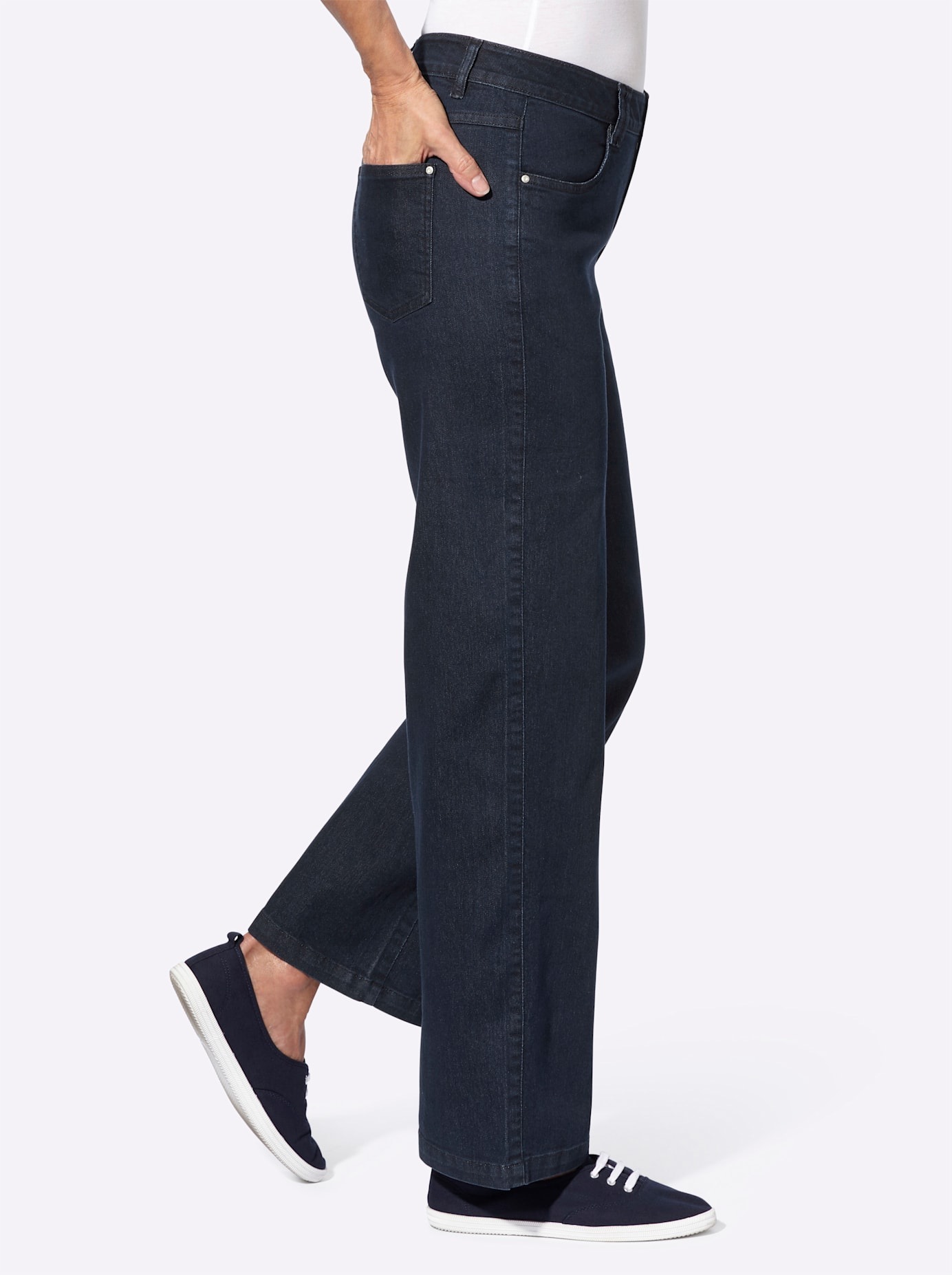 Classic Basics Women Jeans Dark Blue 44 2