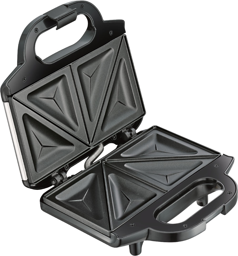 Tefal Sandwichmaker »Ultracompact, einfache Reinigung, Verriegelungstaste, isolierter Griff«, 700 W, kompakte Aufbewahrung, Maße: 26,5 x 26 x 12 cm, SM1552