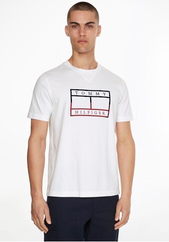 Tommy Hilfiger T-Shirt »OUTLINE LINEAR FLAG TEE« kaufen