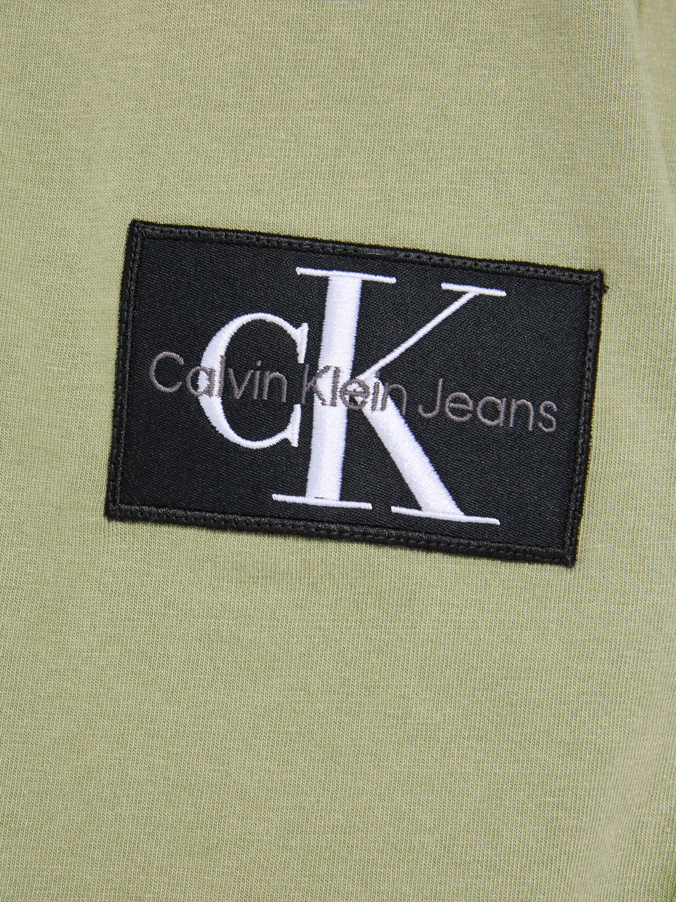 Calvin Klein Jeans T-Shirt »WASHED MONOLOGO BADGE TEE«, mit Logopatch