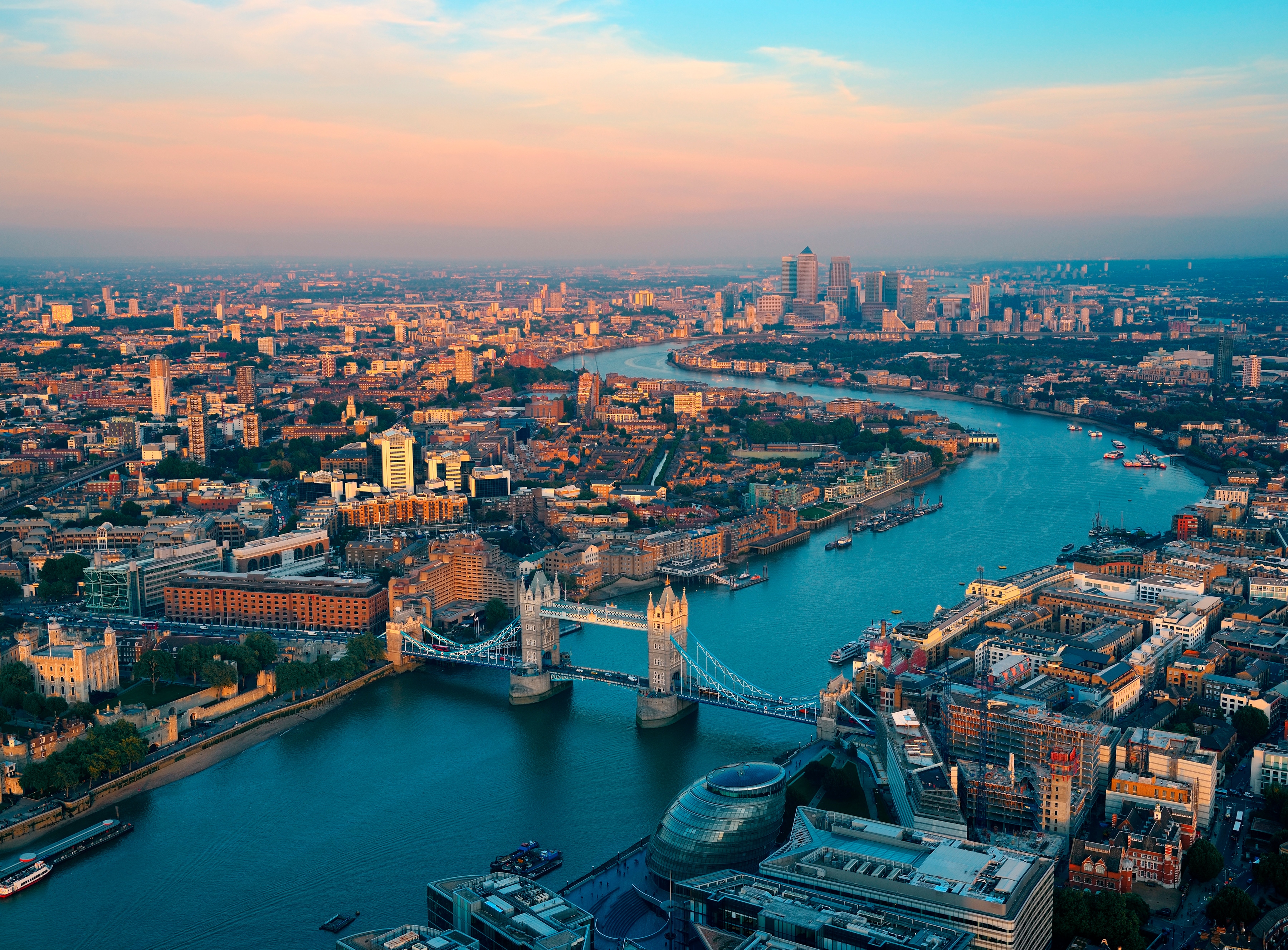 Papermoon Fototapete "London Skyline" glatt