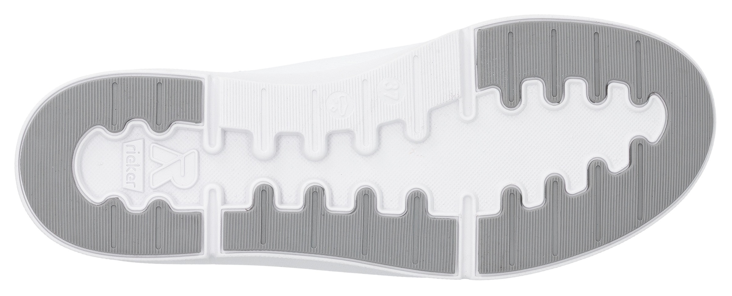 Thumbnail - RIEKER Sport Sneaker in monochromer Optik, Freizeitschuh, Halbschuh, Schnürschuh