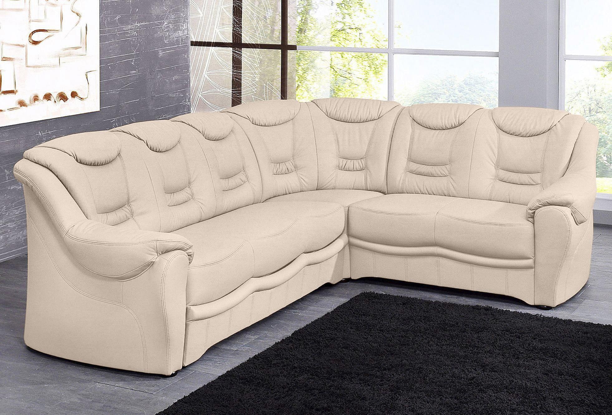 sit&more Ecksofa "Bansin, L-Form, B: 265 cm, Bettfunktion optional, Federkern-Polsterung" Komfortable Sitzhöhe 46 cm, Liegefläche 148 x 198 cm bei Bettfunktion