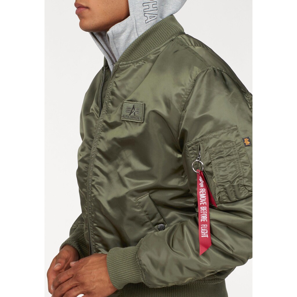 Alpha Industries Bomberjacke »MA-1 D-TEC«, mit Kapuze