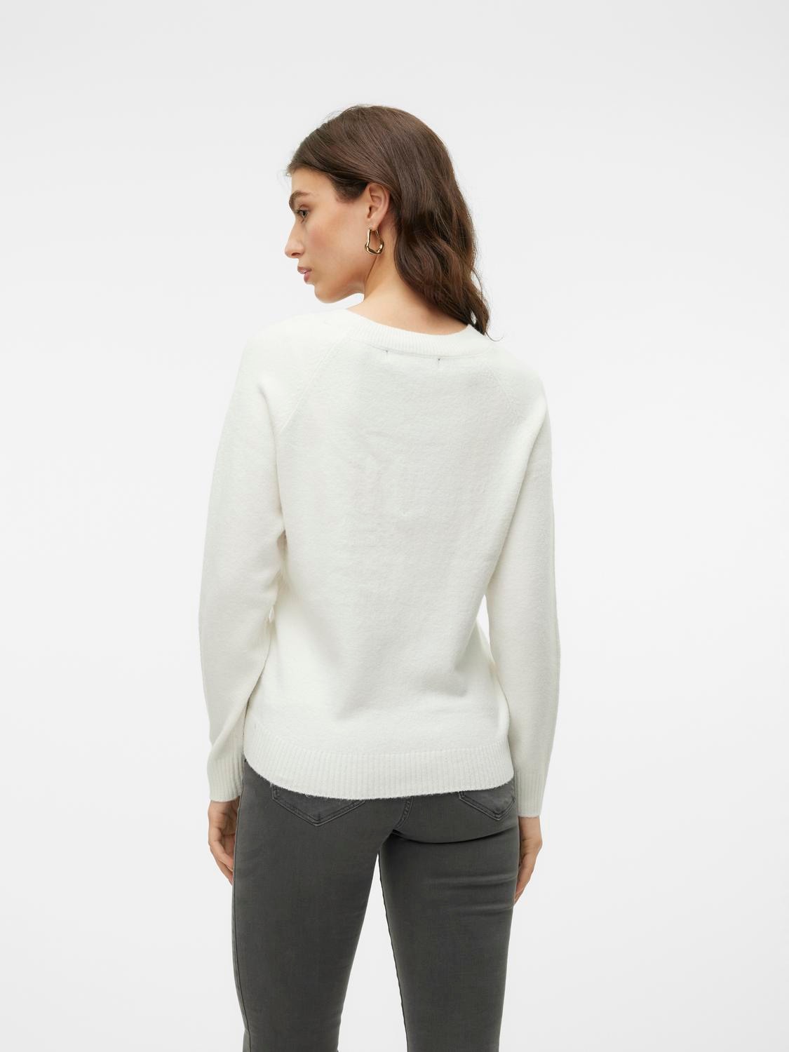 Vero Moda Rundhalspullover »VMDOFFY LS O-NECK BLOUSE GA NOOS«