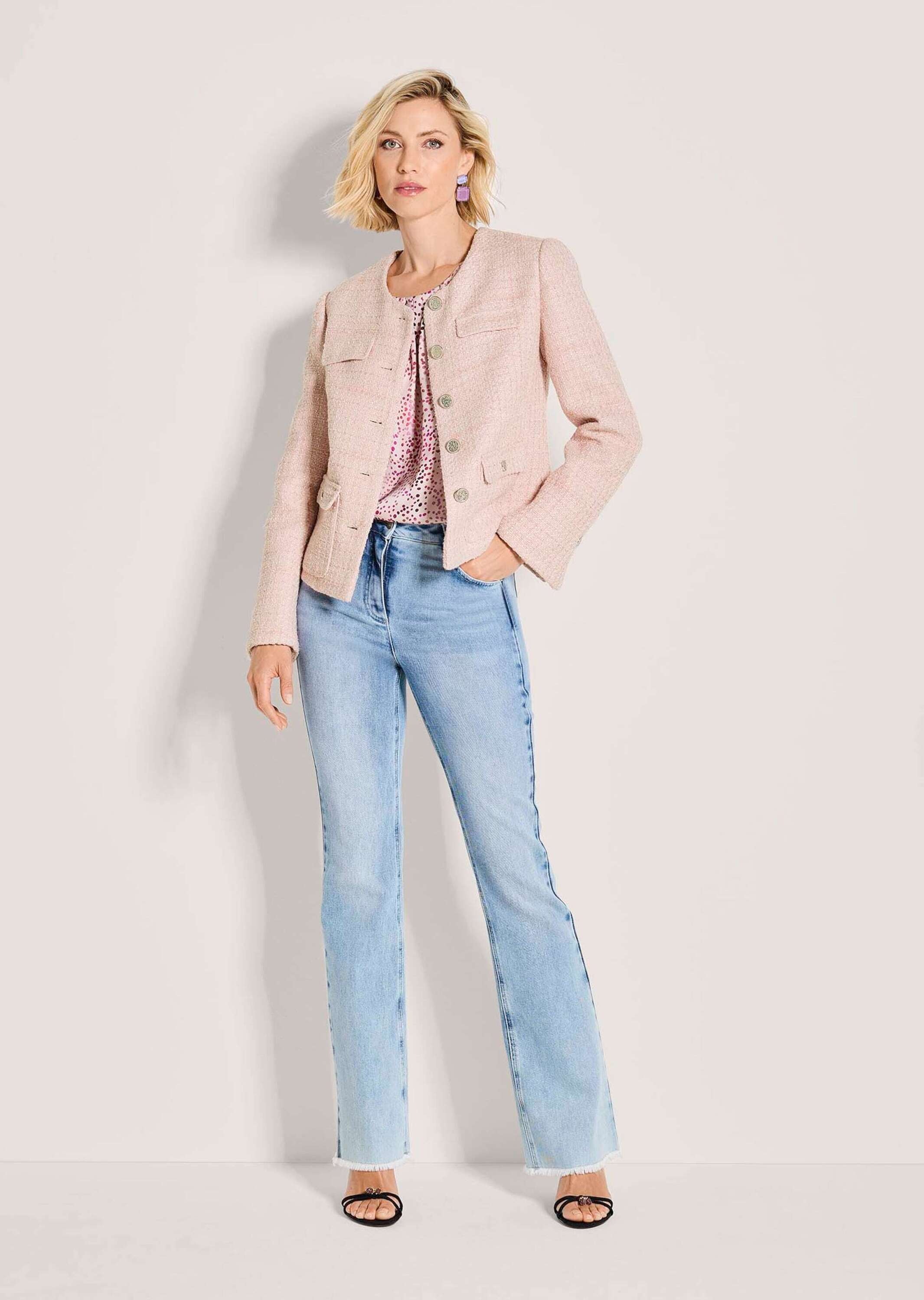 MADELEINE Jackenblazer "Blazer Bouclé-Blazer mit Glanzakzenten" Bouclé günstig online kaufen