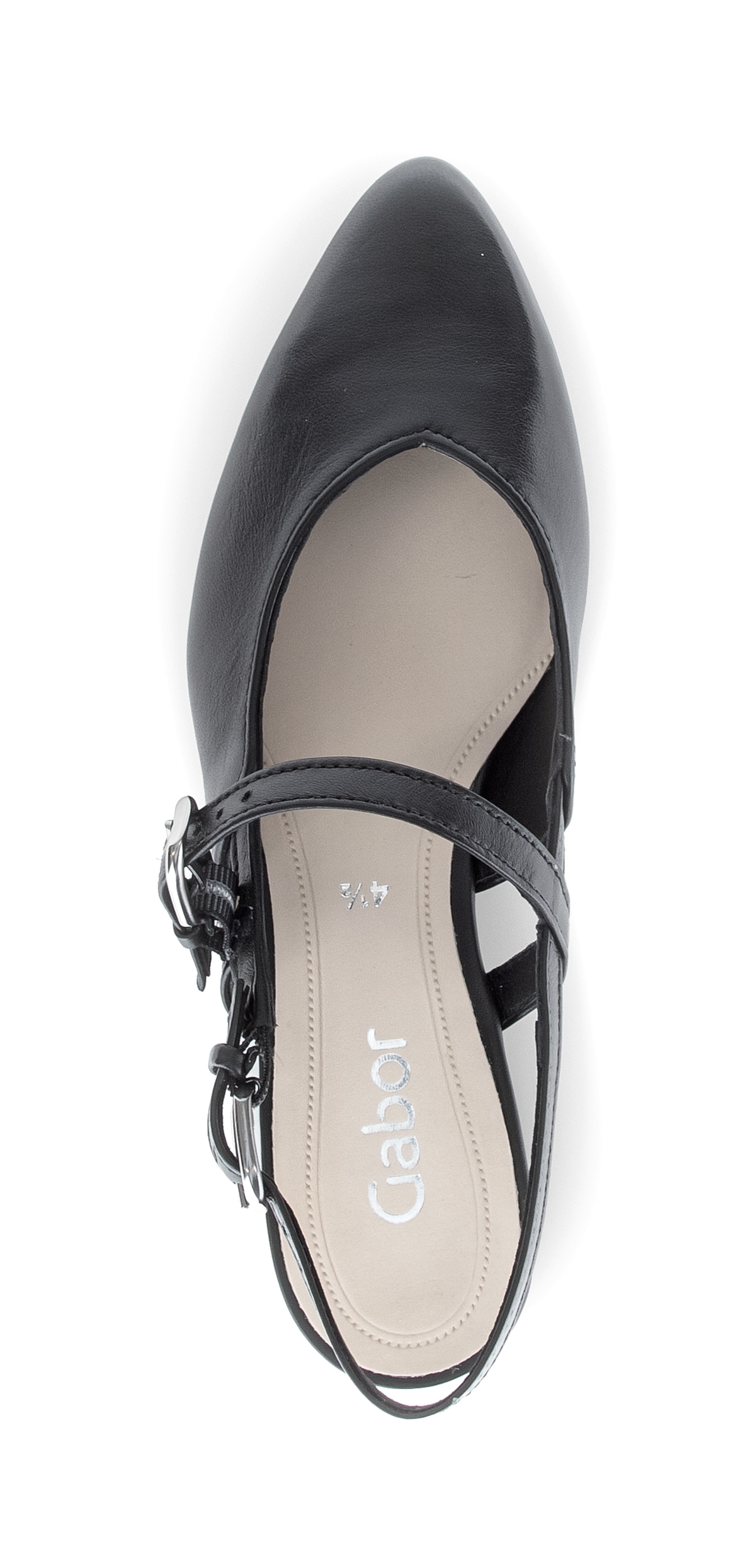 Gabor Slingpumps  Blockabsatz, Businessschuh mit zwei verstellbaren Schnallen