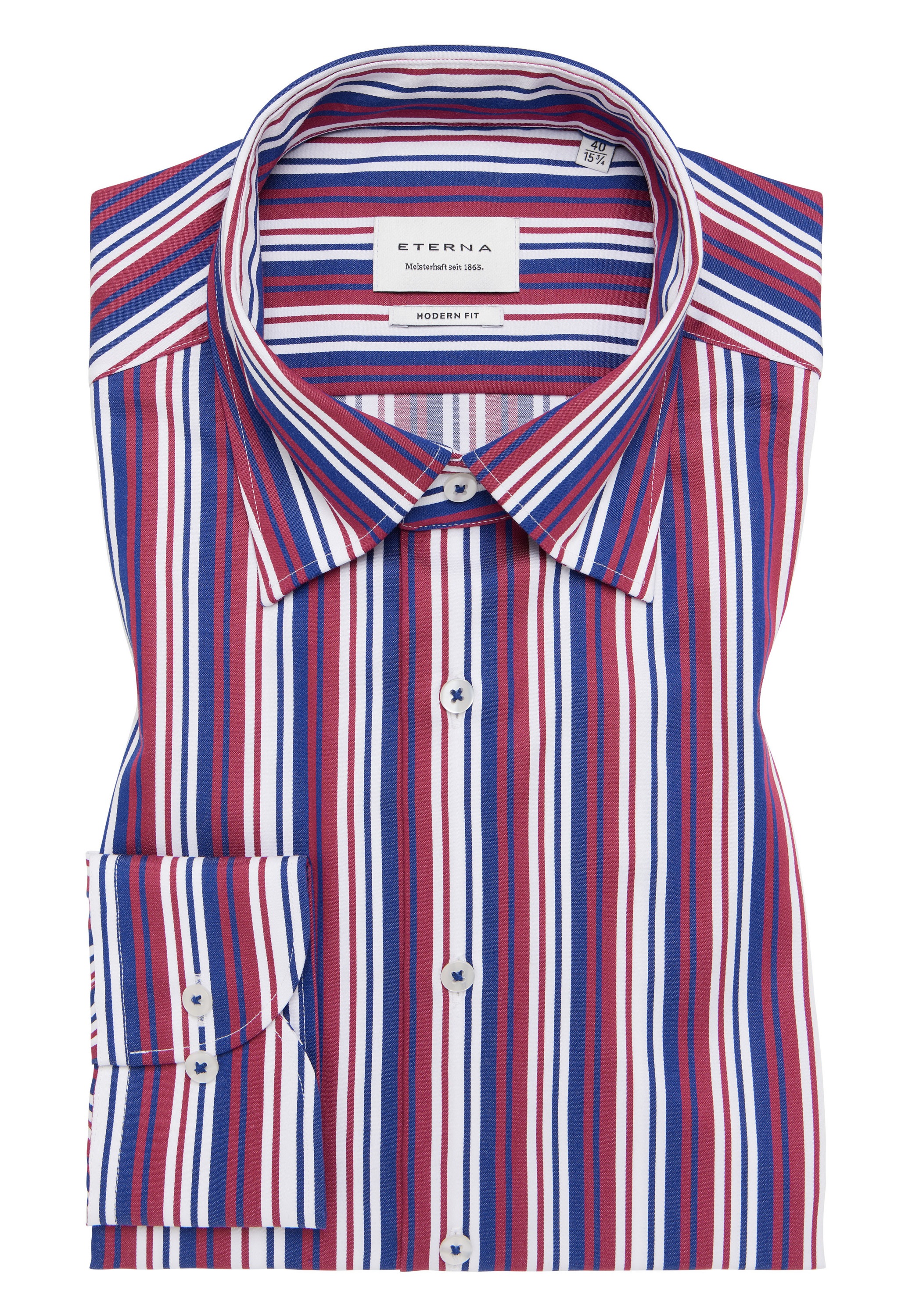 Eterna Langarmhemd »MODERN FIT« NON IRON (bügelfrei)