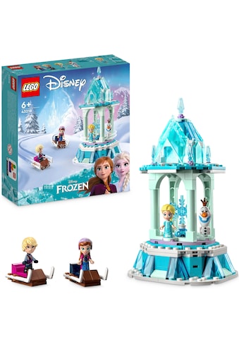 Konstruktionsspielsteine »Annas und Elsas magisches Karussell (43218), LEGO® Disney...