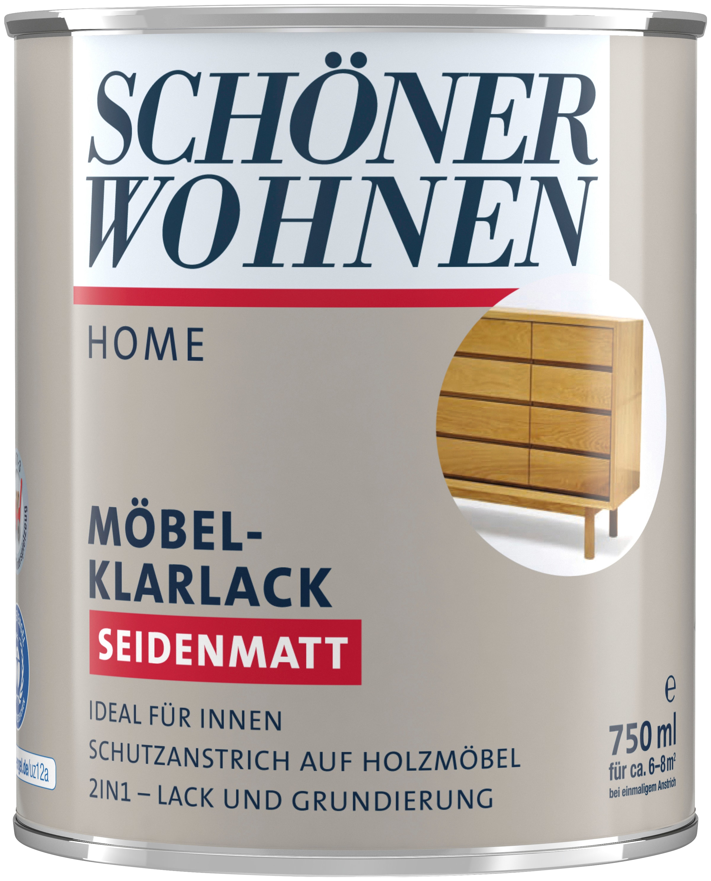 SCHÖNER WOHNEN FARBE Klarlack »Home Möbel-Klarlack«, 750 ml, farblos, Schutzanstrich für Holzmöbel im Innenbereich