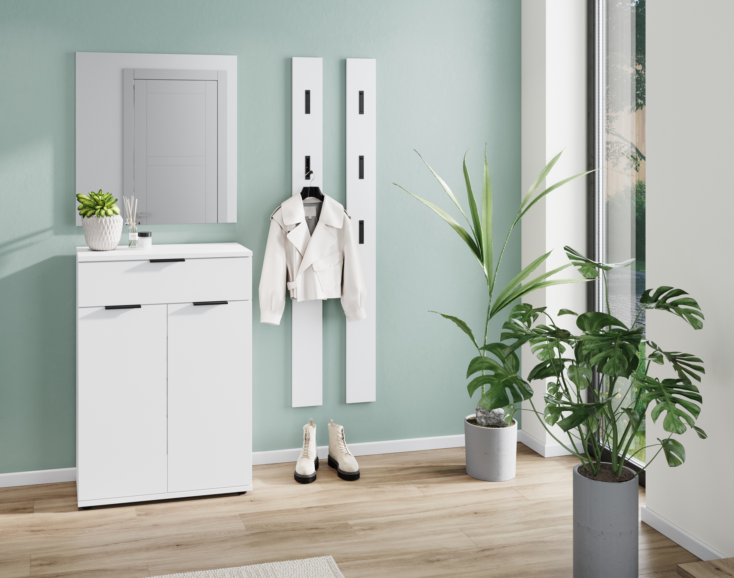 GERMANIA Garderoben-Set "Stanton" 2 Stk. tlg. Garderoben-Set bestehend aus günstig online kaufen