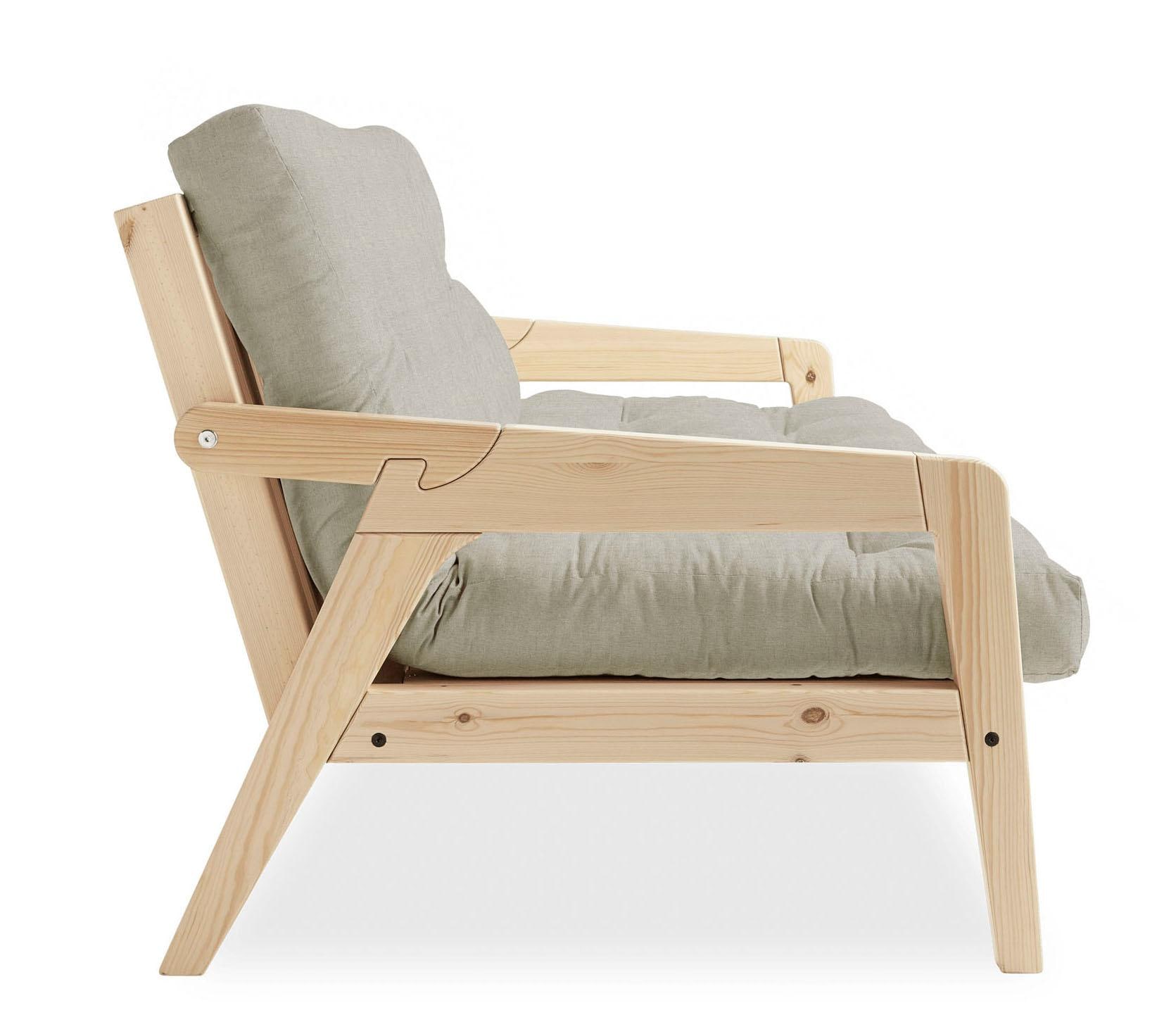 Karup Design Schlafsofa, Mit Holzstruktur, inkl. Futonmatratze, Liegefläche 130x190 cm