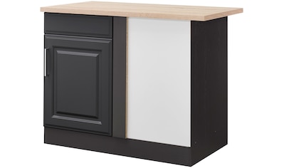 Eckunterschrank »Stockholm, Breite 110 cm«, hochwertige MDF-Fronten