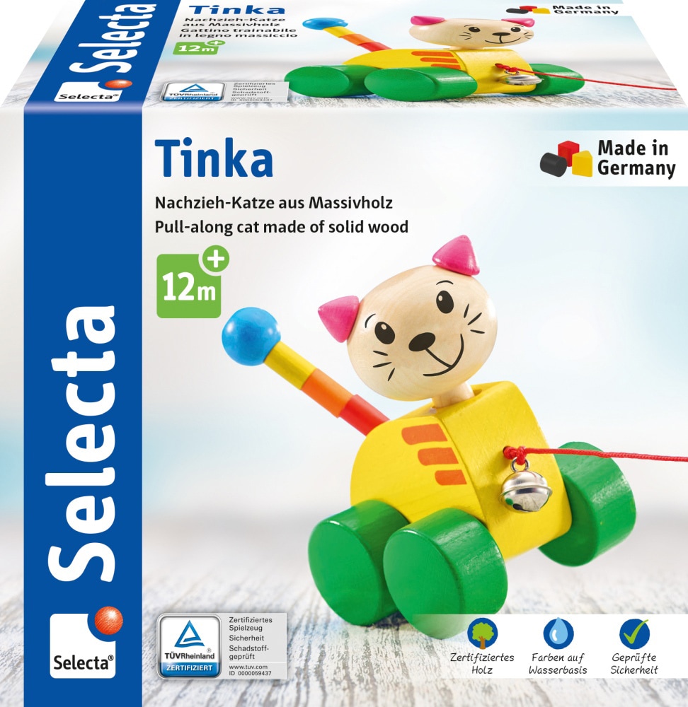 Selecta Nachziehtier »Tinka, Nachzieh-Katze, 12 cm«, Made in Germany