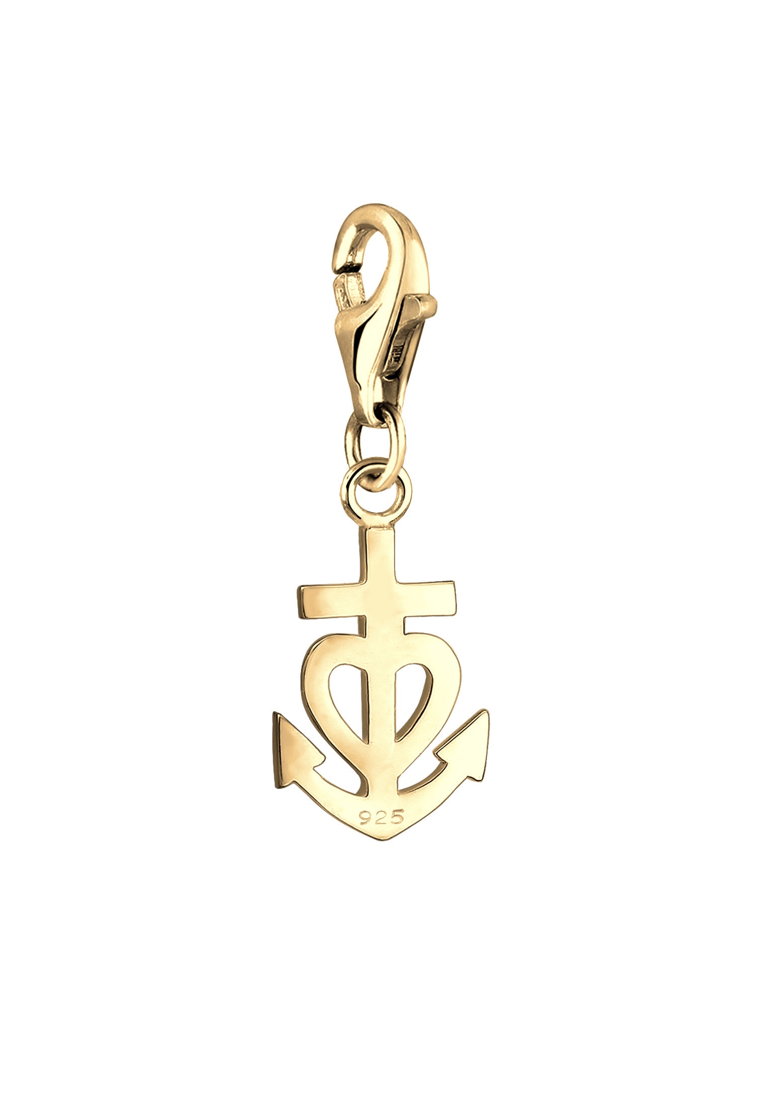 Nenalina Charm-Einhänger »Anhänger Anker Herz Kreuz Symbol 925 Silber«