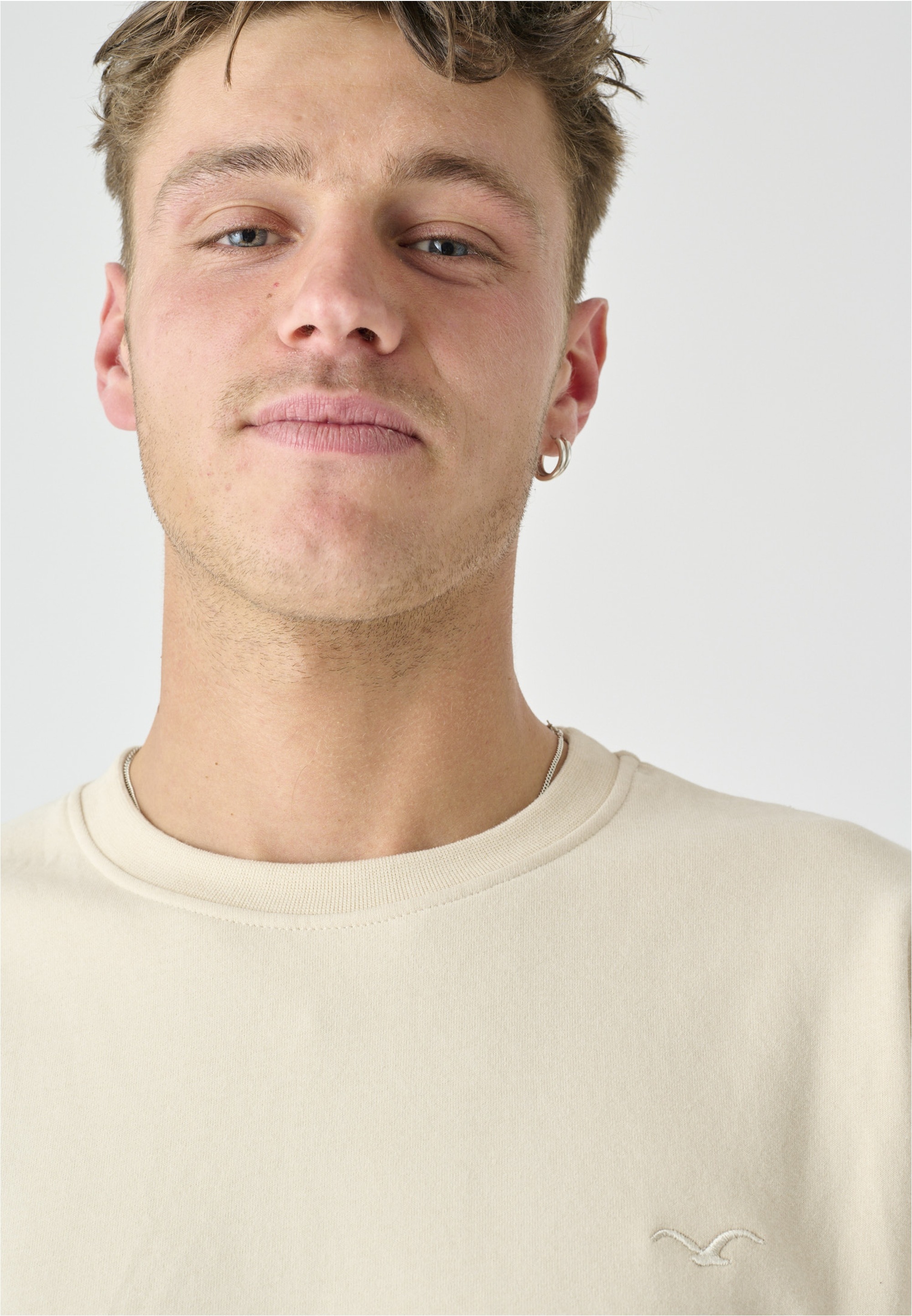 Cleptomanicx Sweatshirt »Ligull«, mit kleiner Möwen-Stickerei