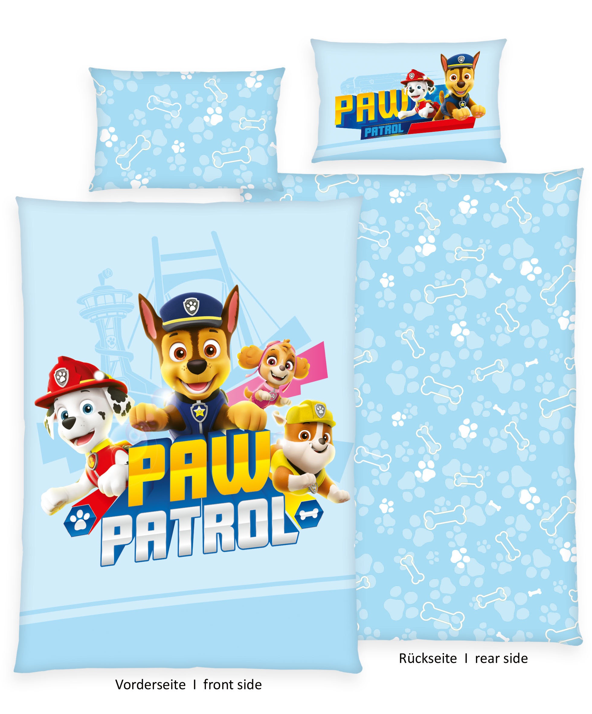 PAW PATROL Babybettwäsche "Paw Patrol" 2 Stk. tlg. günstig online kaufen