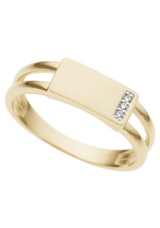 Firetti Diamantring »Schmuck Geburtstag Shirt, 333 Gold Goldring Geschenk Kleid, zu Sneaker! bestellen Diamant«, für Jeans, Anlass Weihnachten BAUR Damenring 