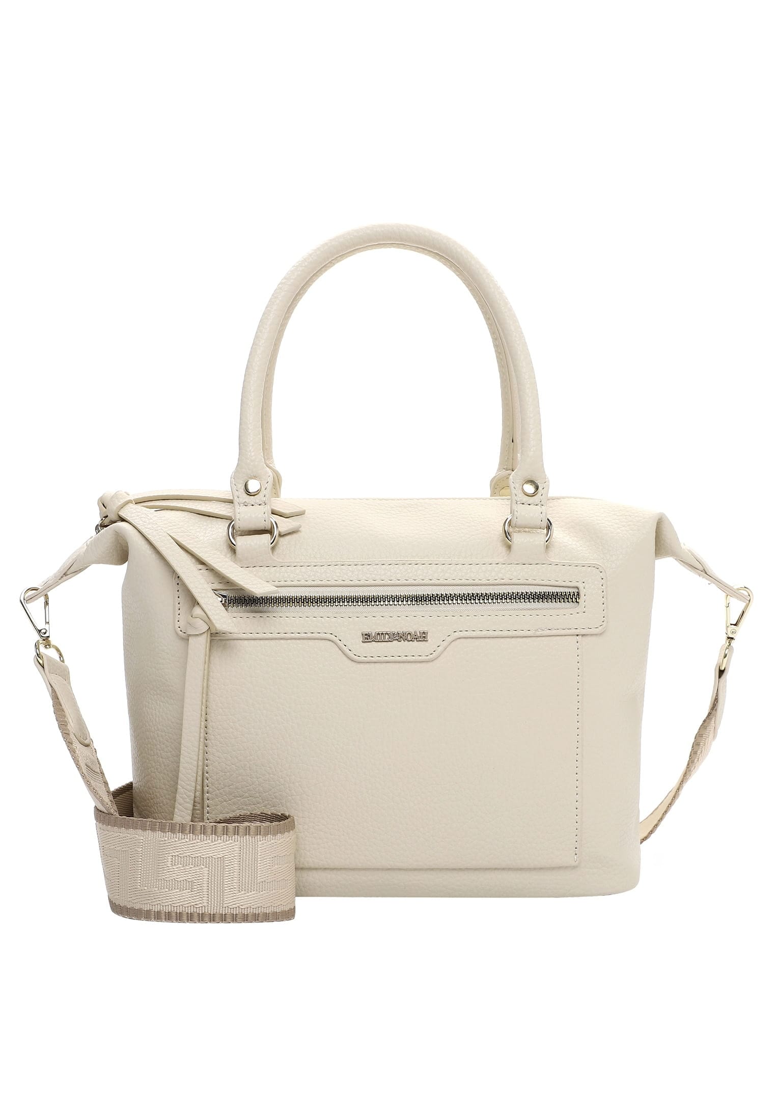 Shopper EMILY & NOAH "Shopper E&N Josepha", Damen, Gr. B/H/T: 34cm x 23cm x 12cm 0, beige (beige 400), PVC, Taschen Shopper