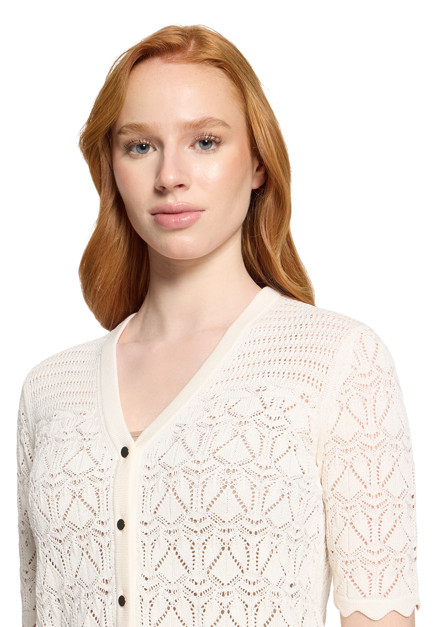 Vera Mont Strickjacke »Damen mit V-Ausschnitt« 1