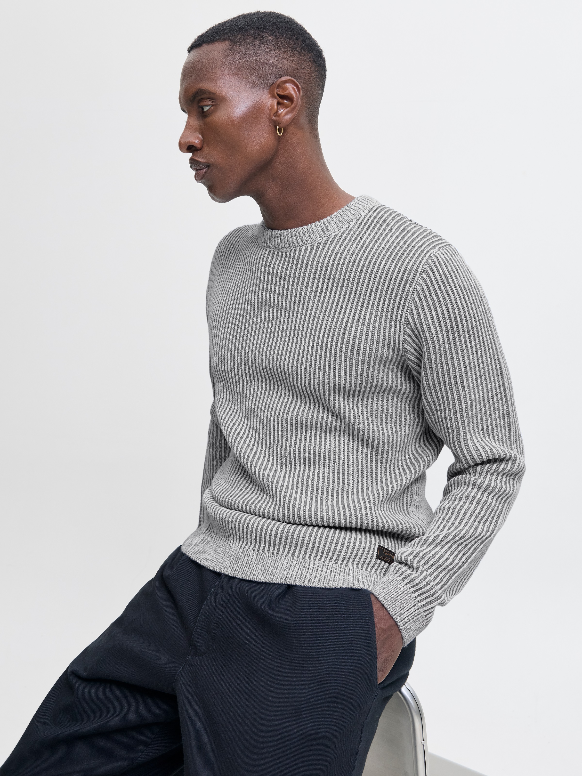 Jack & Jones Strickpullover "JJEDOVER KNIT CREW NECK SN" günstig online kaufen