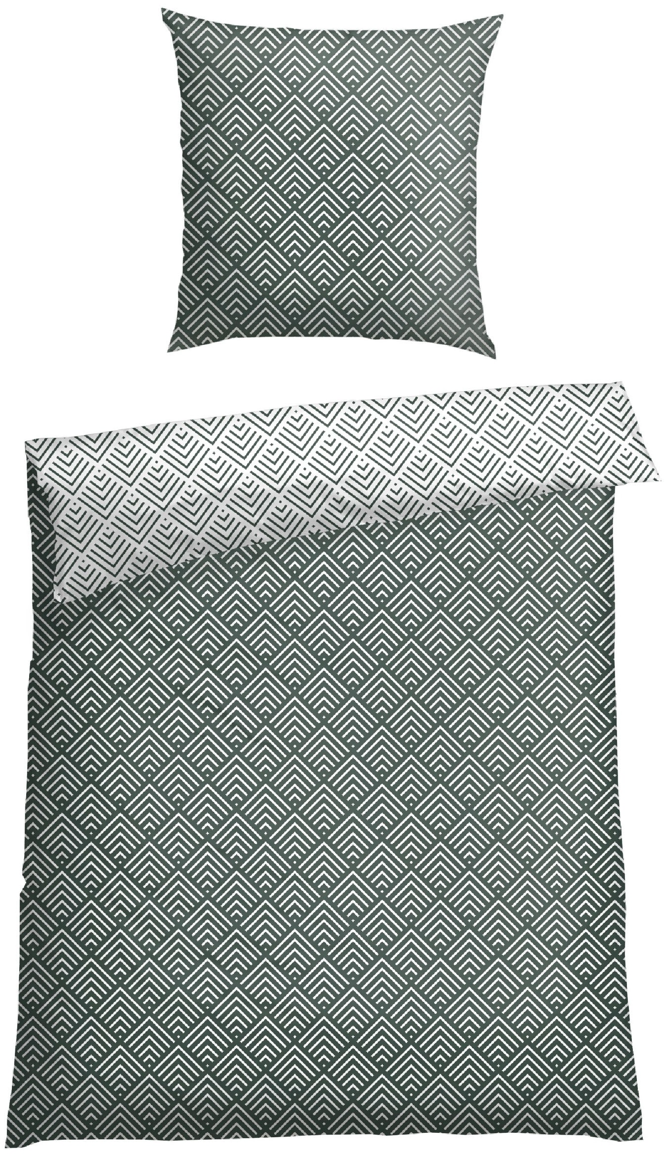 Schiesser Bettwäsche "Mabel aus weicher Baumwolle mit abstraktem Muster" 2 günstig online kaufen