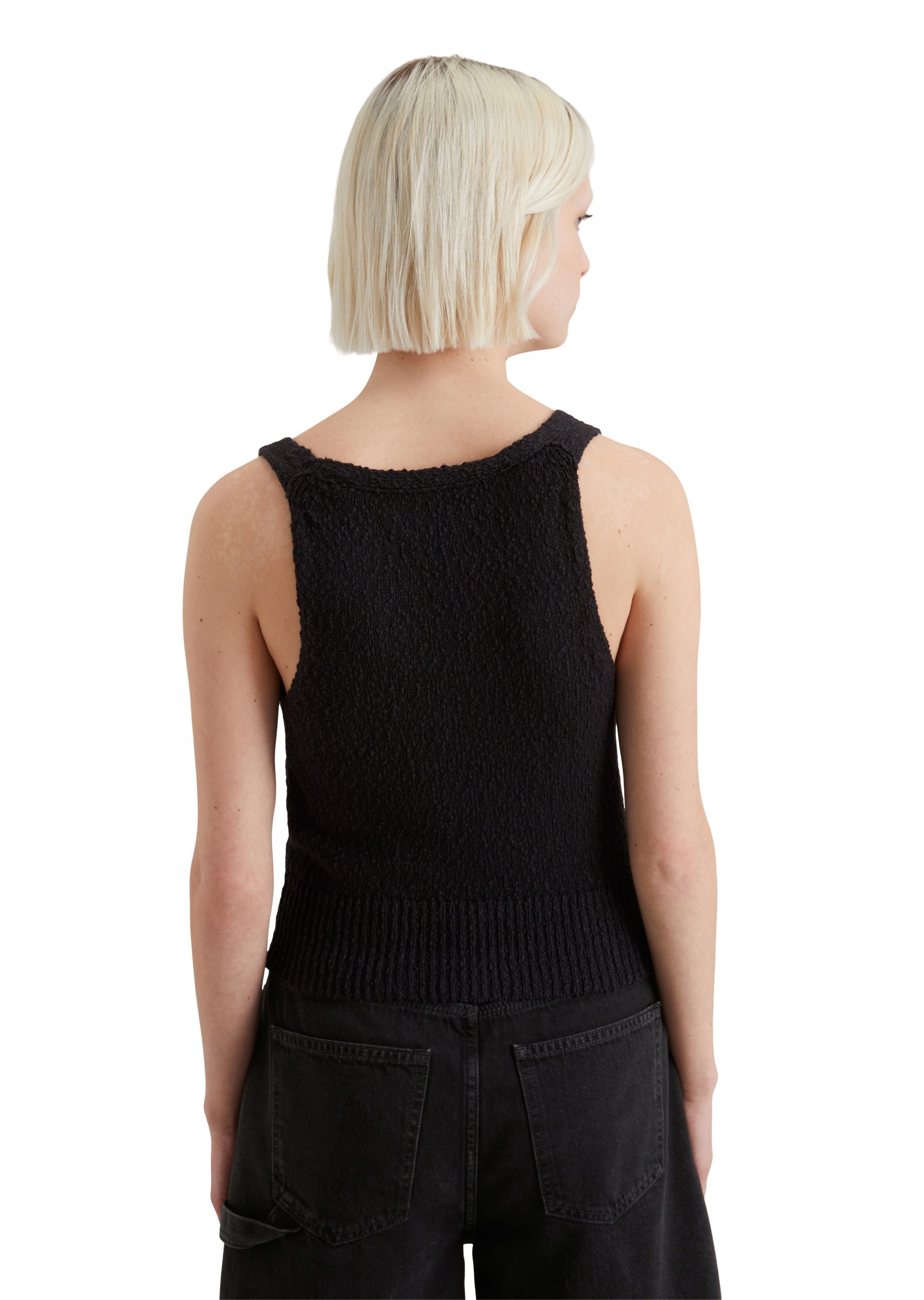 Marc O'Polo DENIM V-Ausschnitt-Pullover »aus Cotton-Slub-Garn«