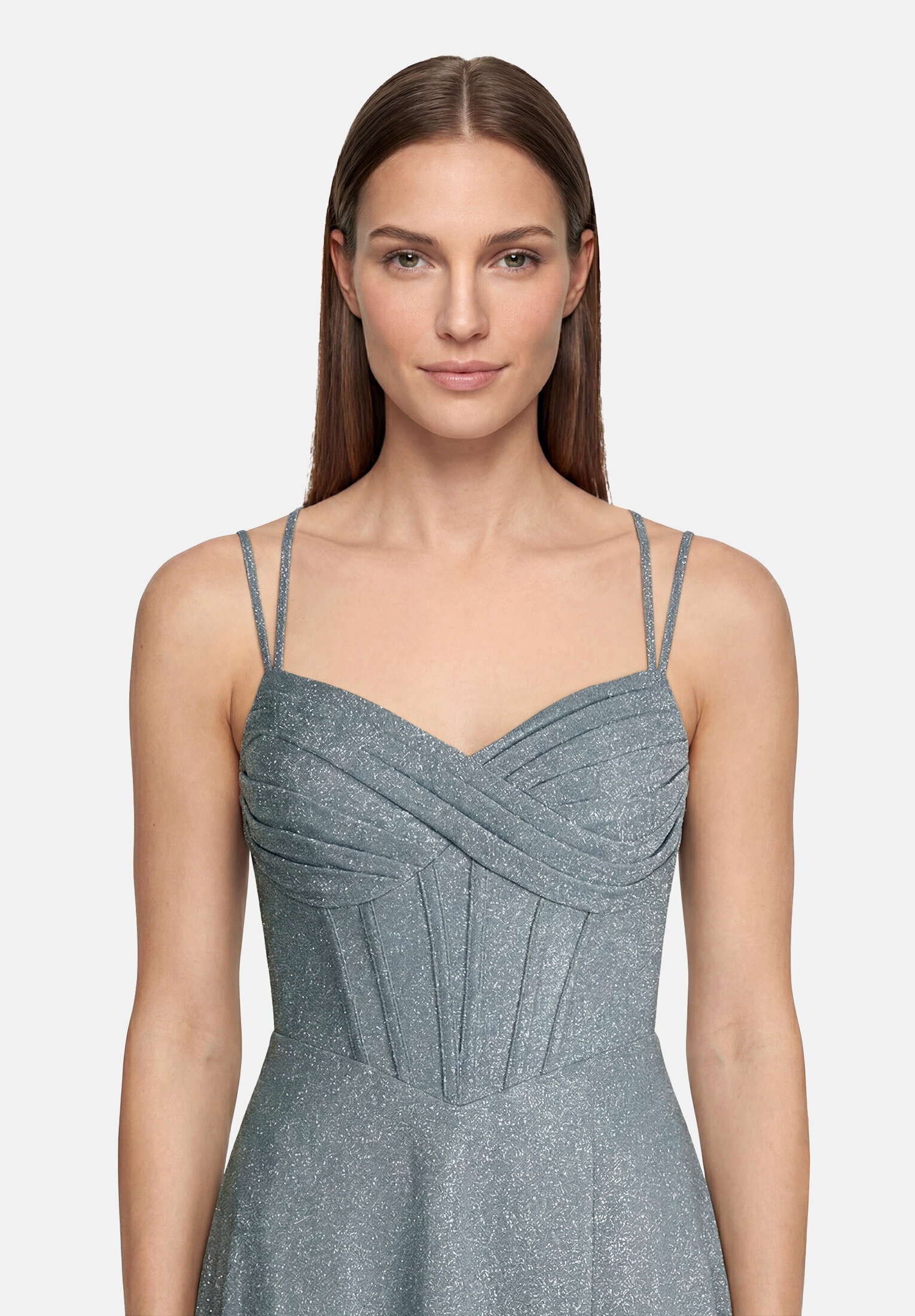 Vera Mont Abendkleid »Damen im Glitzer-Look« Nahttasche
