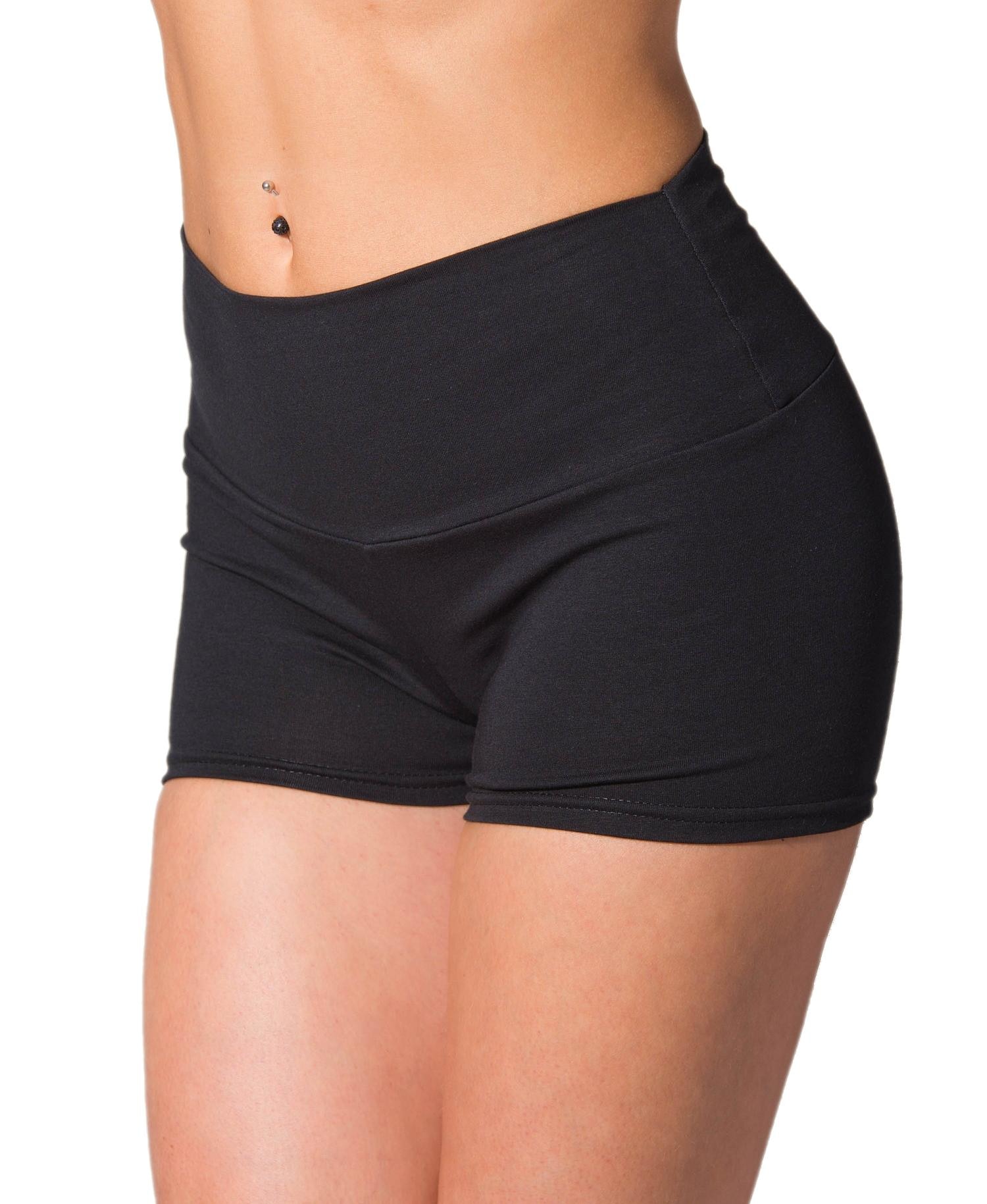 ALKATO Hotpants "Shorts Alkato Damen Sport Shorts mit Hohem Bund"