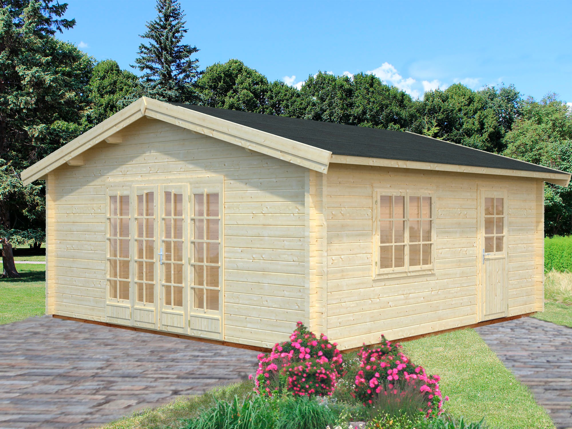 Palmako Gartenhaus "Irene", 27,7 qm günstig online kaufen