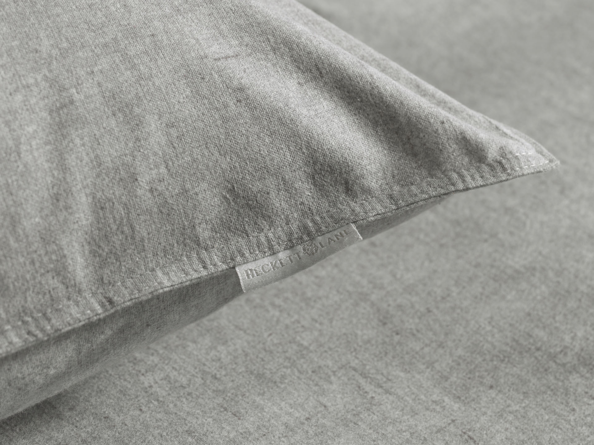 Thumbnail - Heckett & Lane Bettwäsche "Franela", Uni Design, hochwertiges Flanell, Bettwäsche ab 135x200 cm