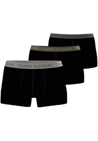 TOMMY HILFIGER Underwear Kelnaitės šortukai »3P TRUNK SHINE WB«...