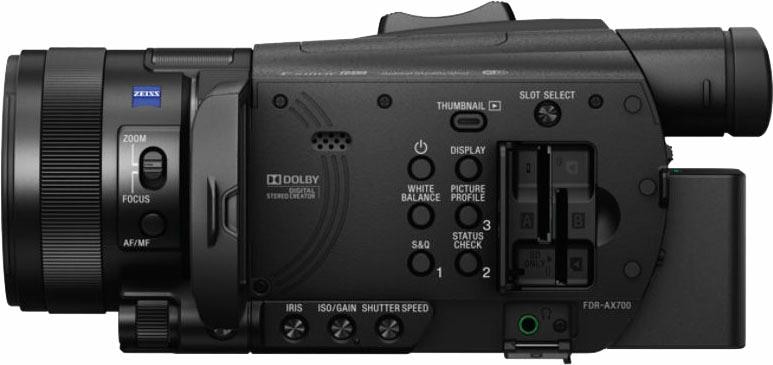 Sony Camcorder »FDR-AX700«, NFC, 12 fachx opt. Zoom, Exmor RS CMOS Sensortyp