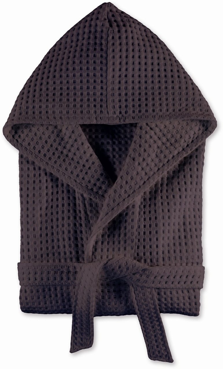 Möve Unisex-Bademantel »Piquée, ideal für Sauna & Spa, Hotelbademantel, Morgenmantel«, (1 St.), mit Kapuze