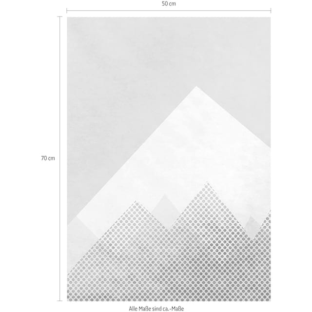 Komar Poster »Wild and Free Mountain«, Formen-Kunst, (1 St.), Kinderzimmer,  Schlafzimmer, Wohnzimmer | BAUR
