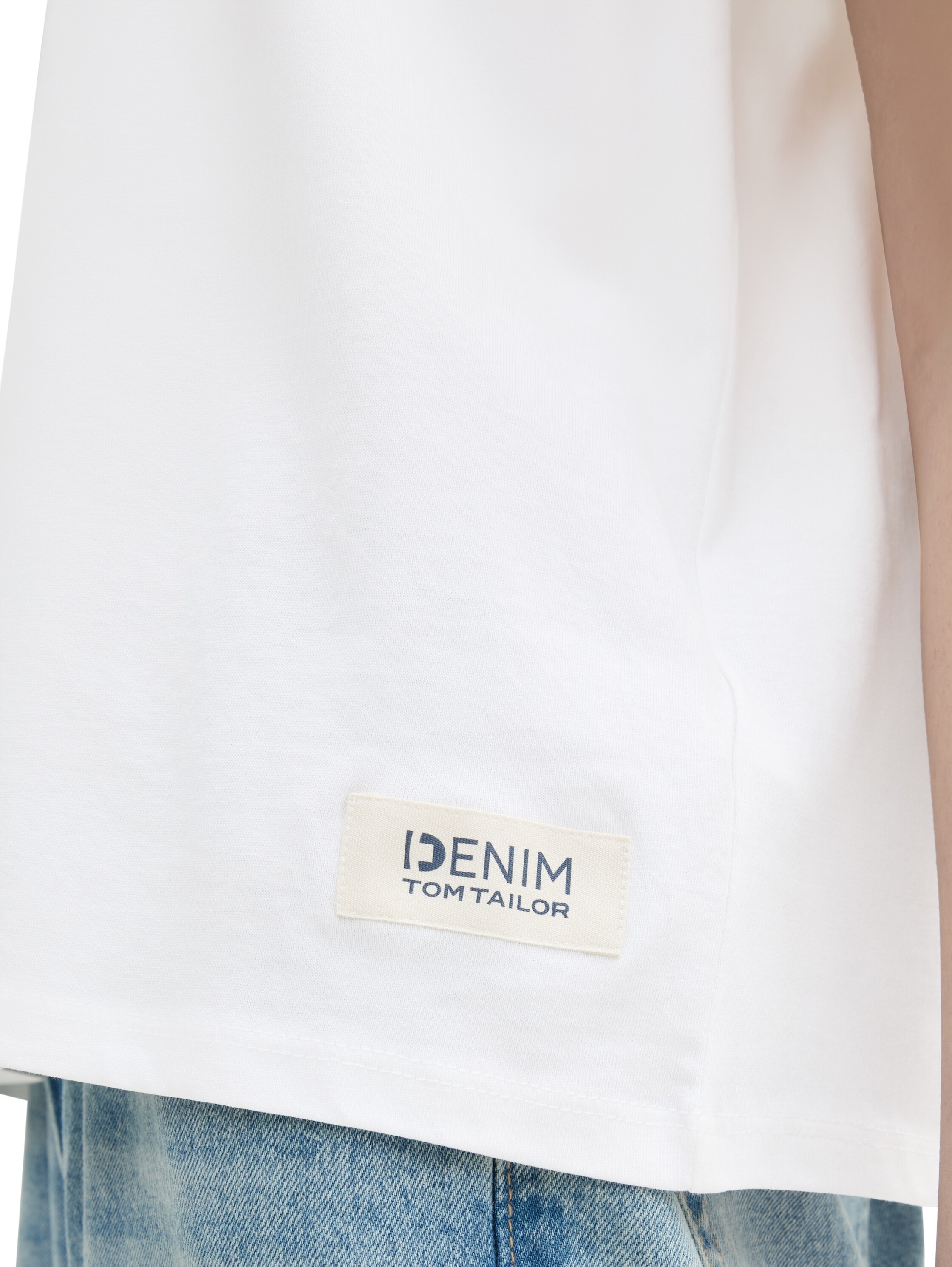 TOM TAILOR Denim T-Shirt »Boxy«, aus reiner Baumwolle