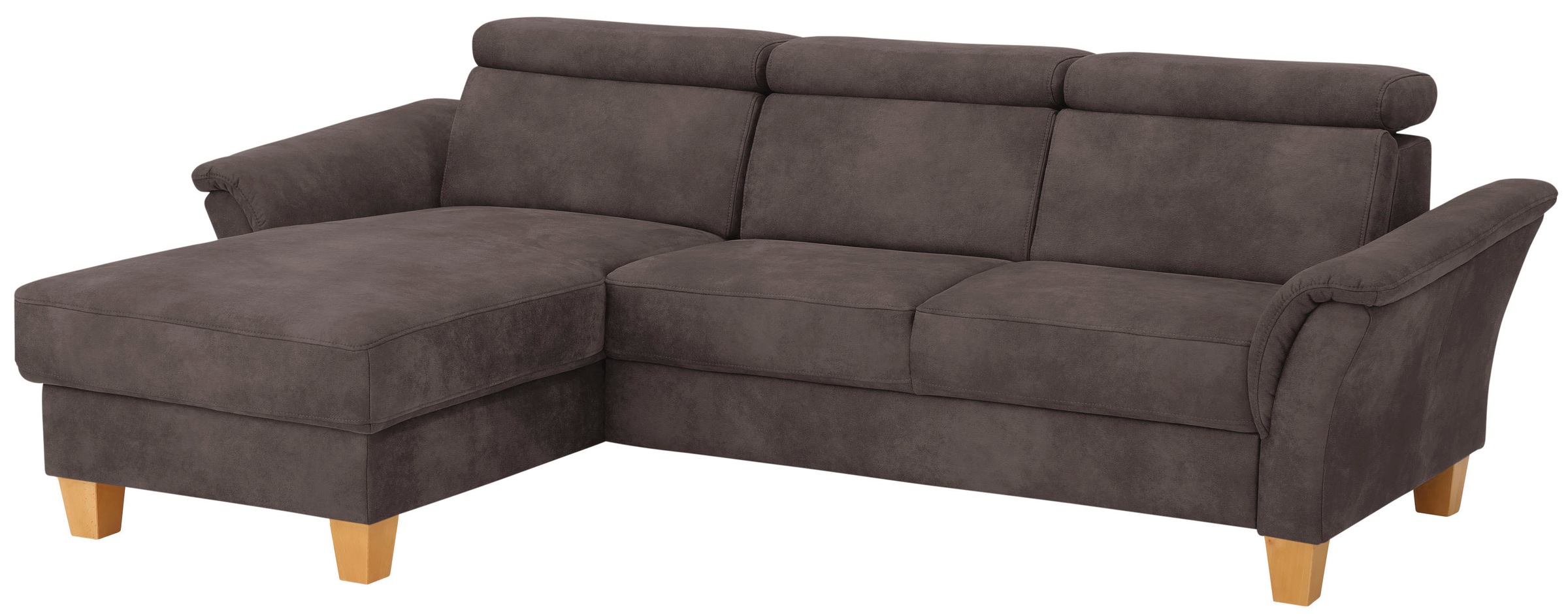 Home affaire Ecksofa »Conville L-Form«, Federkern, wahlweise mit Bettfunktion und Bettkasten bzw. Stauraum