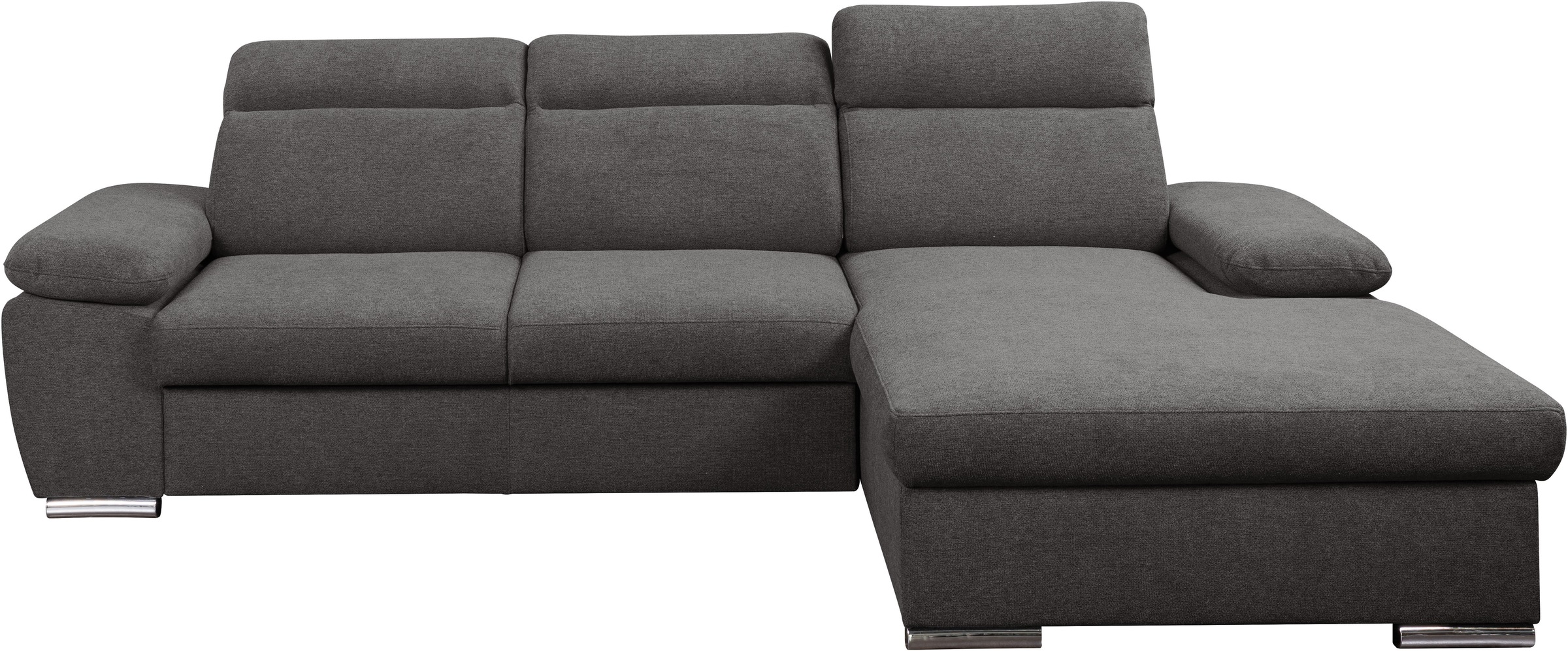 WERK2 Ecksofa "Palma modernes Schlafsofa mit Bettkasten, L-Form, B/T 282/18 günstig online kaufen