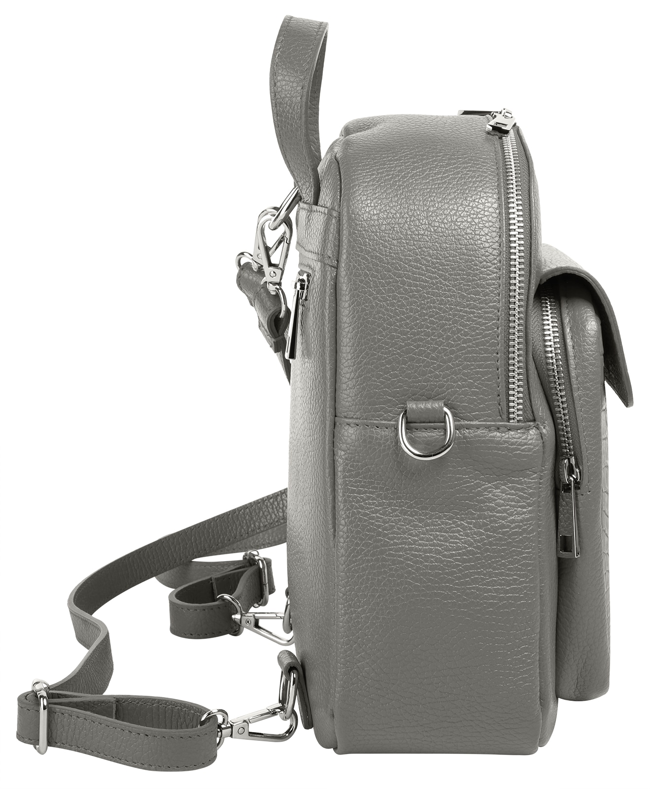 Cluty Cityrucksack echt Leder Made in Italy